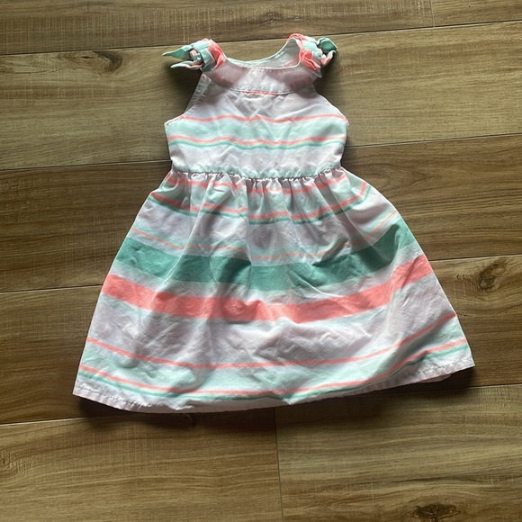 Gymboree Teal, Cora and White Spring and Summer Dress - Picture 9 of 9